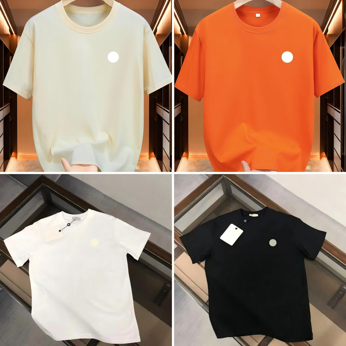 Men T Shirt Designer Shirts Luxury Clothes Tee Tshirts For Womens Mens Summer Multicolored White Black Pink Green Purple 100% Pure Cotton High Quali
