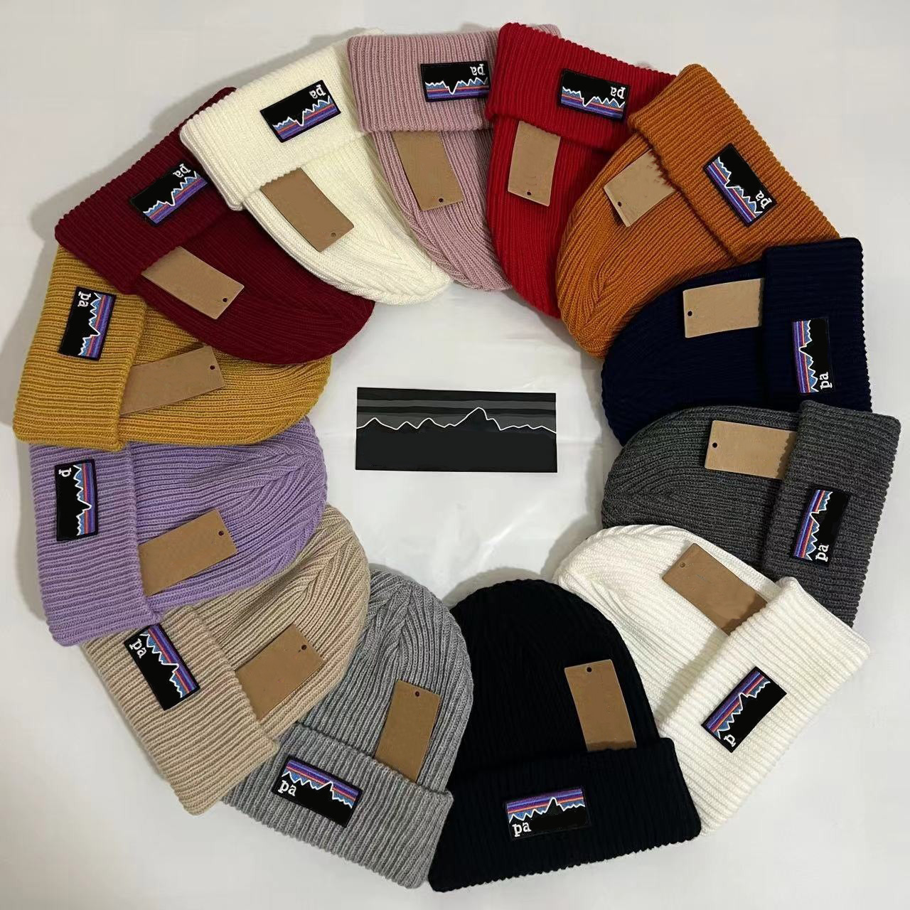 Designer Ribbed Knit Beanie Merino Wool Cuffed Winter Hat Thermal Warm Outdoor Ski Snowboard Streetwear Luxury Skull Cap Unisex For Men Women 2026