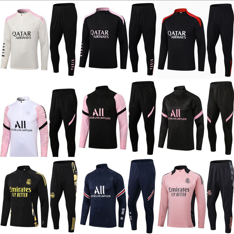 Mens miller Tracksuit Designer 1/4 Quarter Zip Long Sleeve Football Jersey Jogger Pants Set Quick Dry Breathable Sportswear Running Gym Fitness Athl