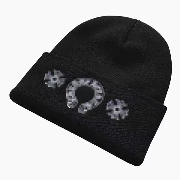 Chrome Wool Beanie Hat 2026 Official Website 1:1 Luxury Designer Sun Hat Fit Hat Beach Hat Dandy Hat