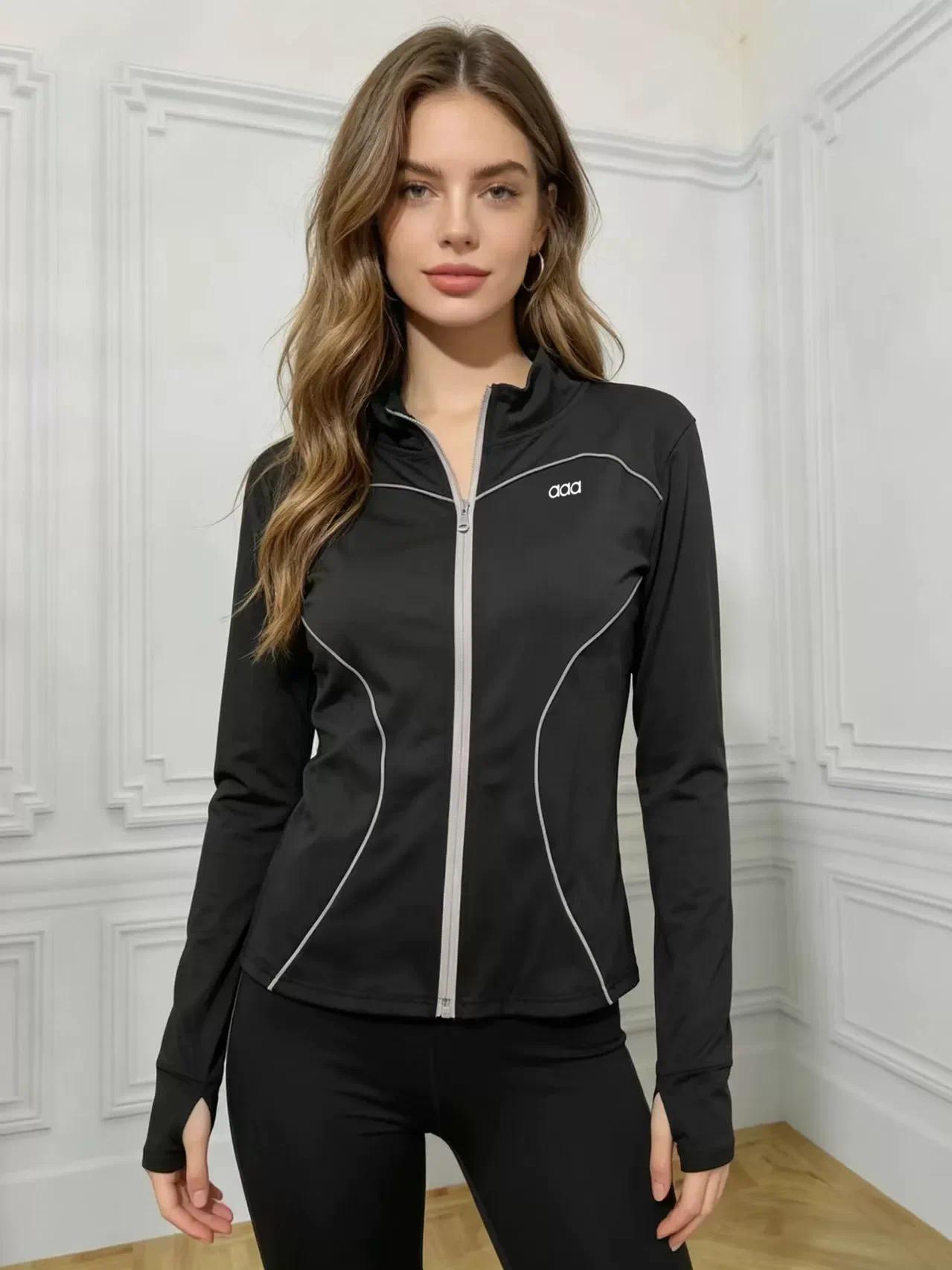 Femmes col montant veste de Protection solaire séchage rapide respirant course Yoga gymnase vêtements d'extérieur de sport été