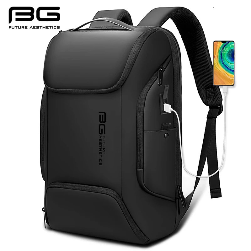 BANGE Business USB Charging Smart Backpacks Fits 156 Inch Laptop Commute Backpack WaterProof Carry On Bag for Men Travel Bags 260714BJ