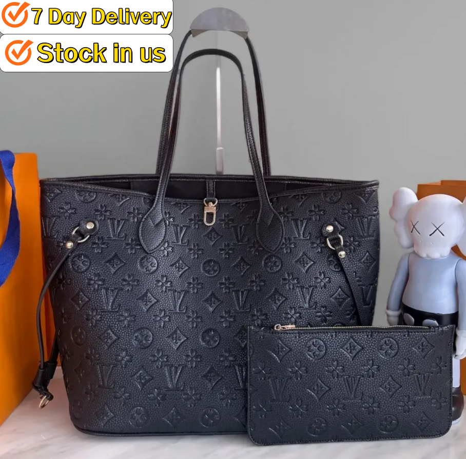 MM 40156 Sacs de créateurs de luxe femmes bandoulière en relief fleur sac à main sacs à bandoulière Composite dame pochette fourre-tout sac Never