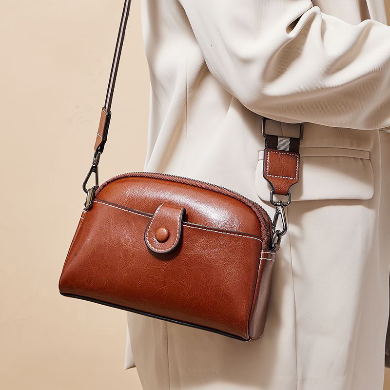 Genuine leather phone 2026 new fashion stylish women's summer large capacity crossbody versatile shoulder bag for women dhmallking