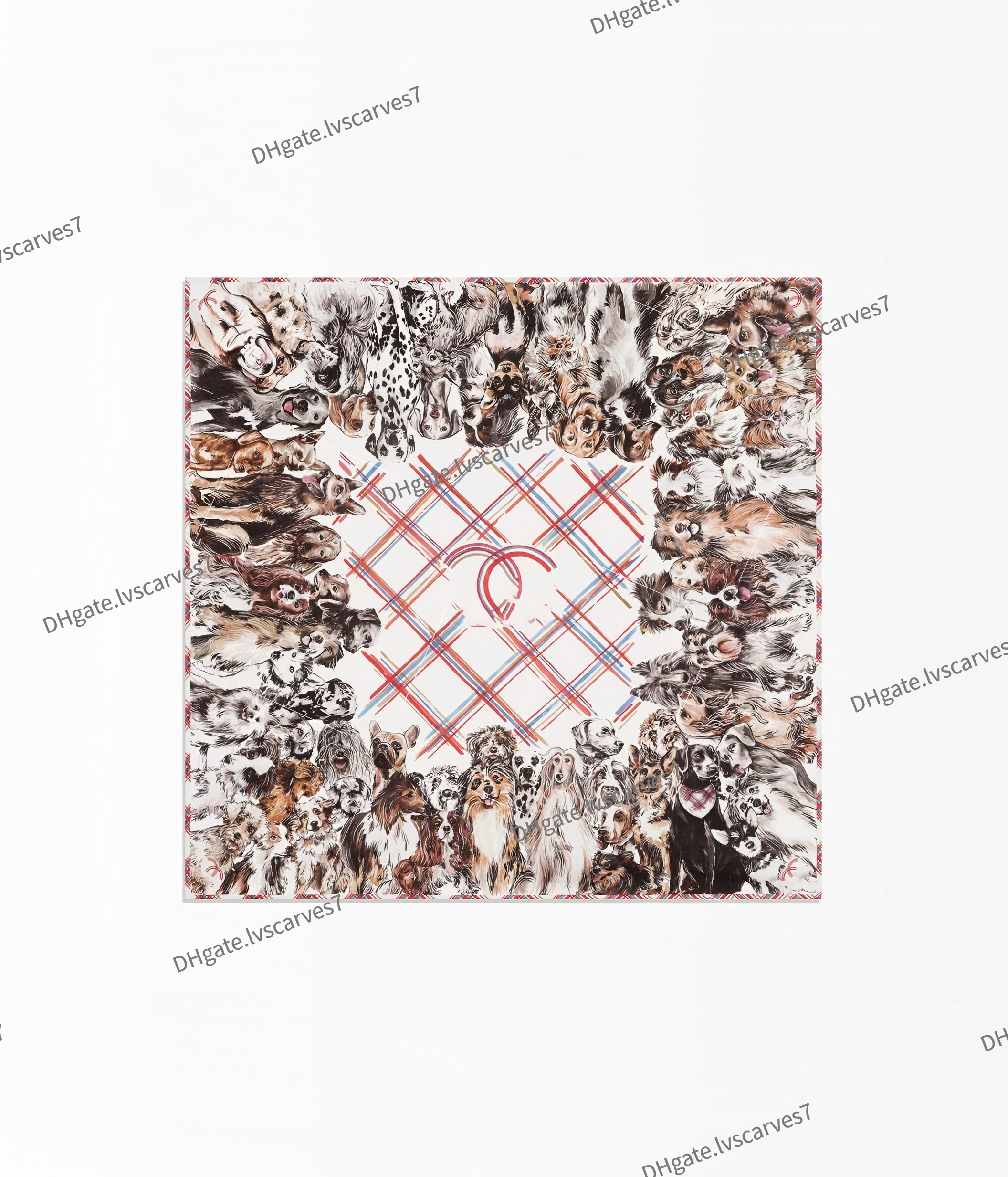 2026 C Brand New European and American light luxury letter printed 90cm square scarf women's designer silk headscarf fashion gift preferred