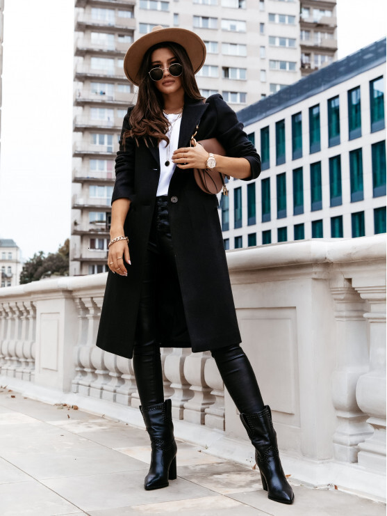 Women Solid Single Breasted Wool Long Coat Casual Lapel Windbreaker Three Color Matching Outfit 09 3f