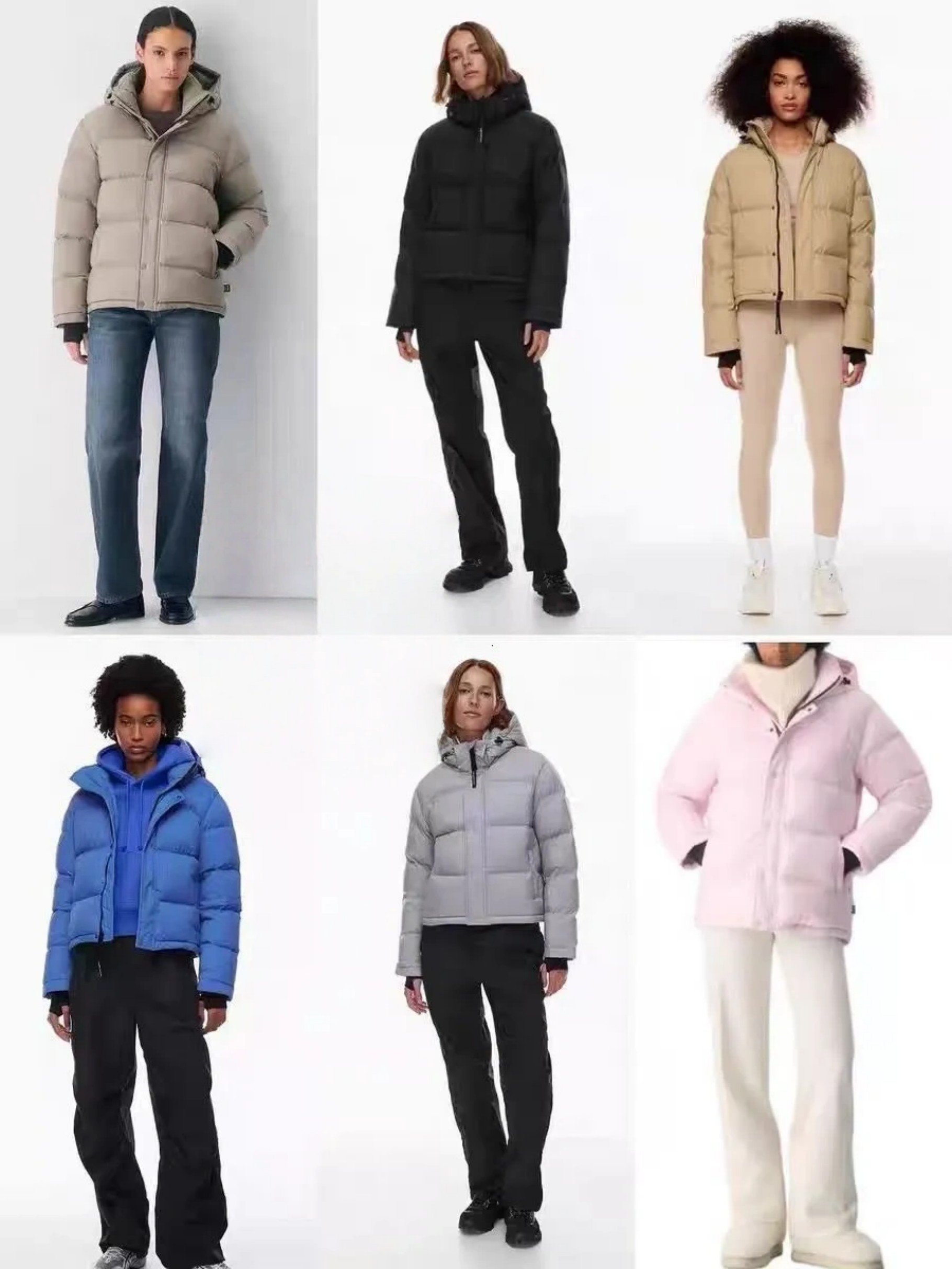 Designer warm knee length jackets Aritzia down jacket super puff short hooded vest branded waist coat Canada down thickened extreme coId