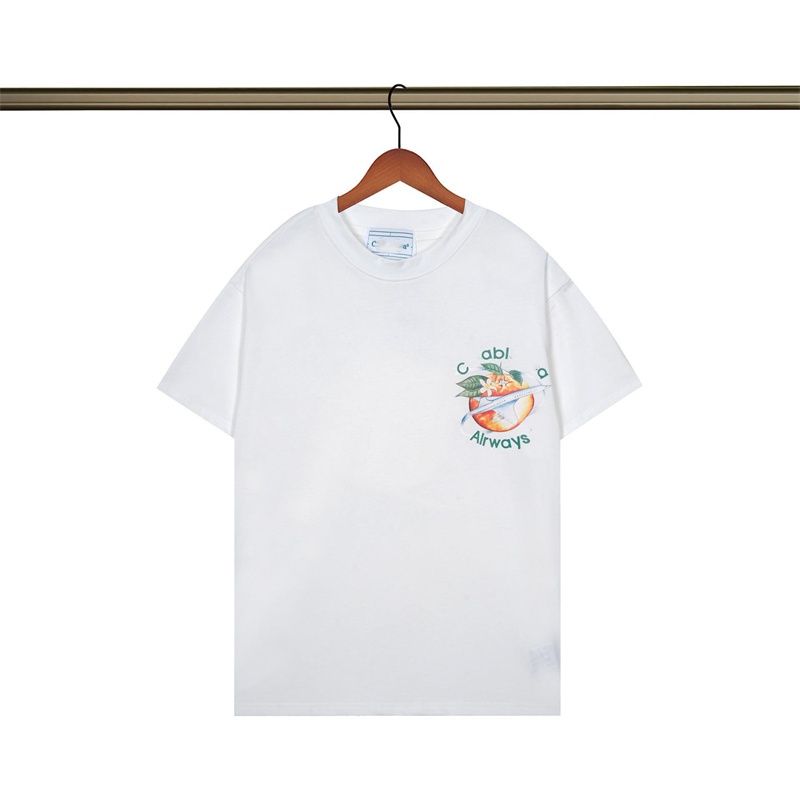 Casas Shirt Designer Tshirts Men Women Colorful Psychedelic Mushroom Art Pattern High Quality Trendy Streetwear Classic Trend Tennis Club Hot Sale G