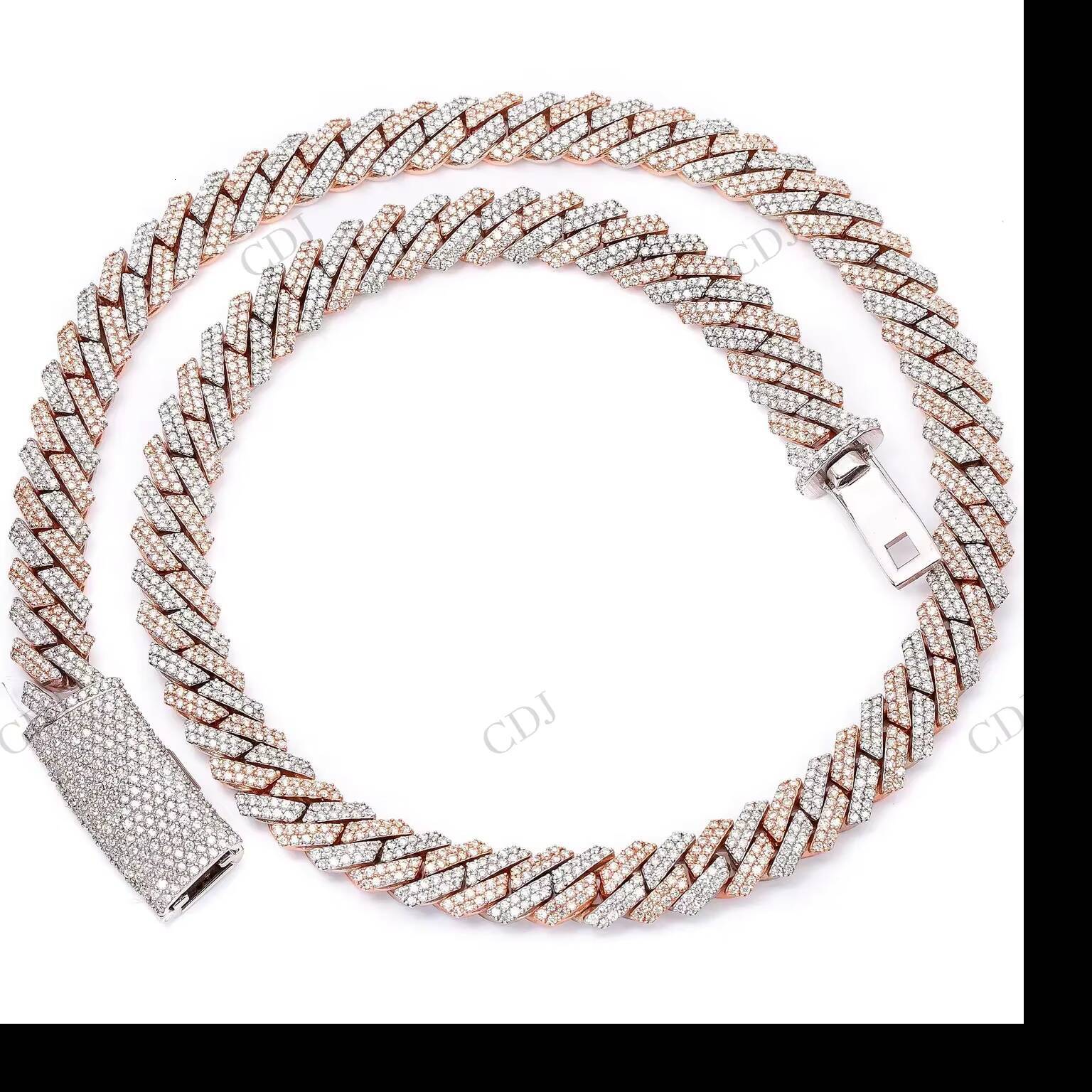 10MM 22 Fully Iced Moissanite Unisex Cuban Link Chain VVS GRA Certified 925 Silver Gold Plated Customizable Hip Hop Luxury Fine