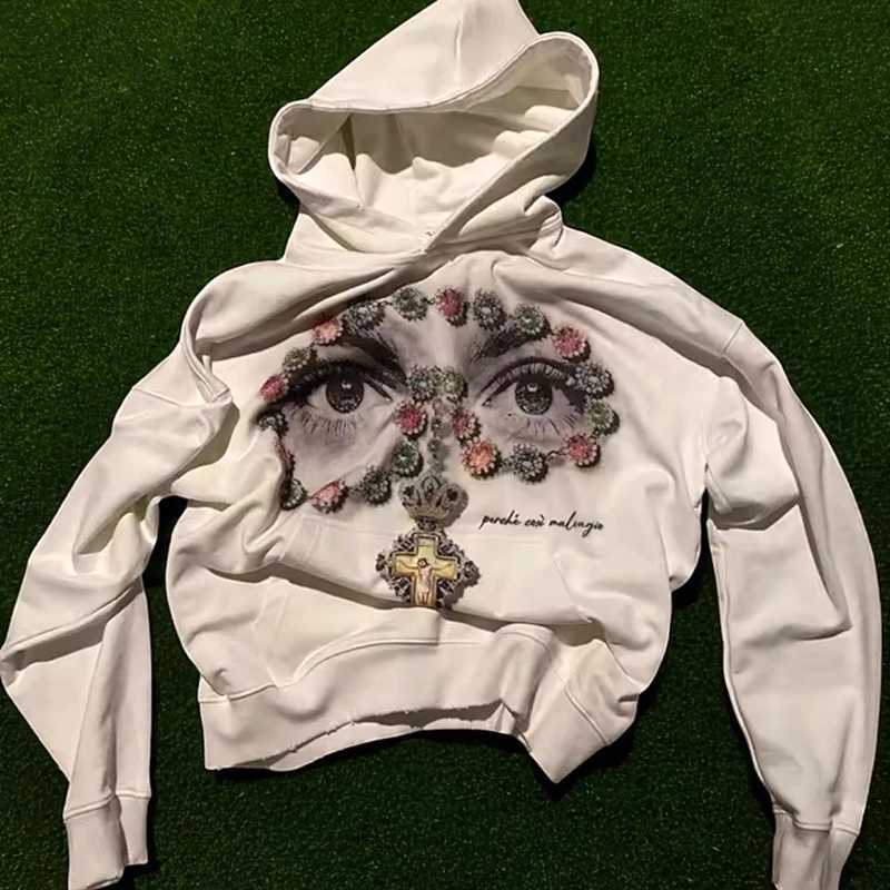 Blast Print Pattern Men Letter Clothing Fashion Hoodie Harajuku Retro Y2K Hoodie Emo Girls Y2k Street Gothic Casual Sweatshirts J260714