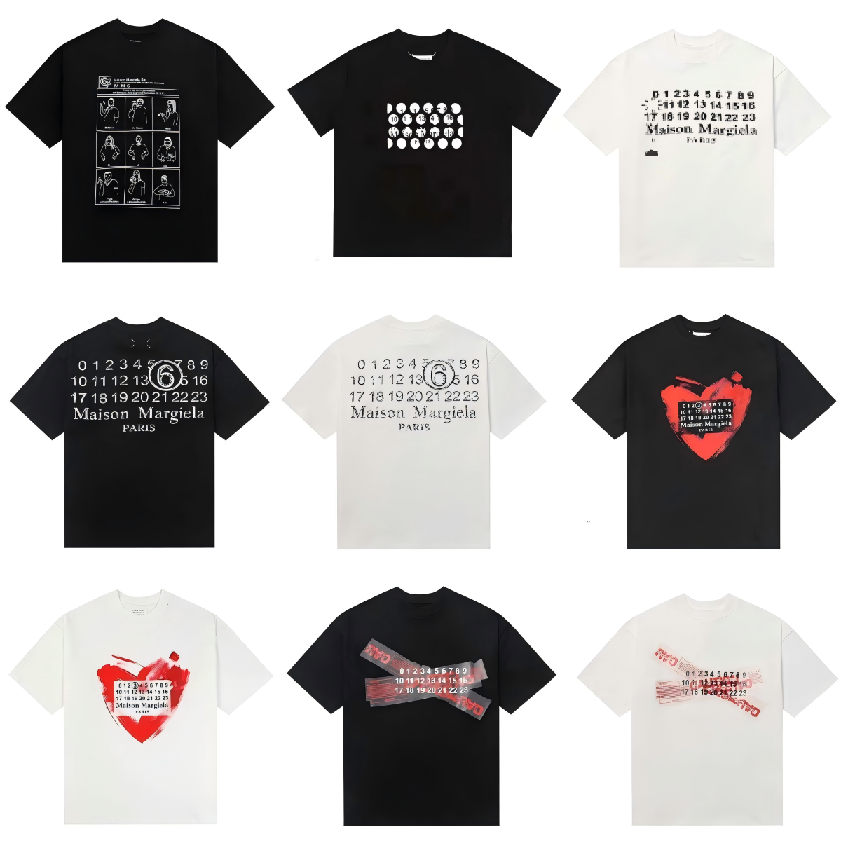 Men T Shirt Designer Mens Clothes Pure Cotton Digital Pattern Round Neck Trendy Top Tees Summer Leisure Comfortable Hip Hop Street Short Sleeved TSh