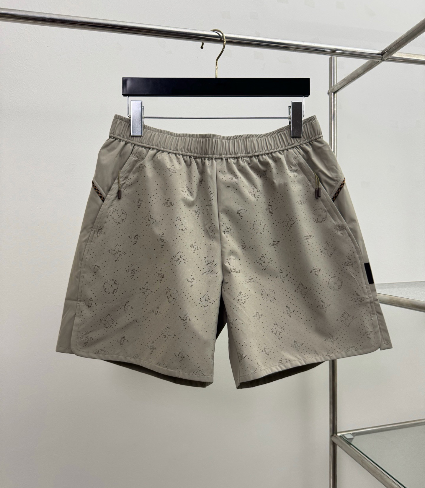 Men's Plus Size Shorts with cotton printing and embroidery,Triangle iron 100% replica of European sizeCotton shorts 3t36
