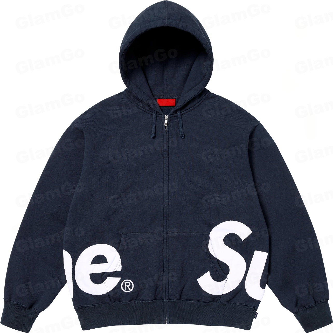 2026ss suprememlys Men's designer American street brand letter embroidery hoodies men's pure cotton plus sweat absorbing Y2K hip hop fashi