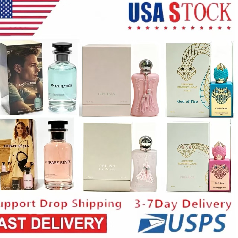 USA in 3-6 Days delivery Perfume IMAGINATION Clouds Perfume 100ml MOJAVE GHOST Cologne fragrance Stephane Humbert perfume women Layton cologne me-image-942674560