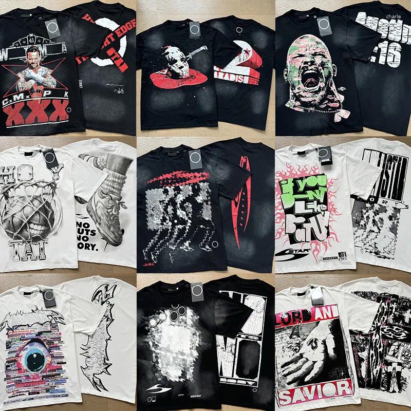 T-shirts pour hommes T-shirt de luxe pour hommes T-shirt graphique pour femmes Hippie Y2K Vintage Streetwear lavé classique hommes t-shirts ample