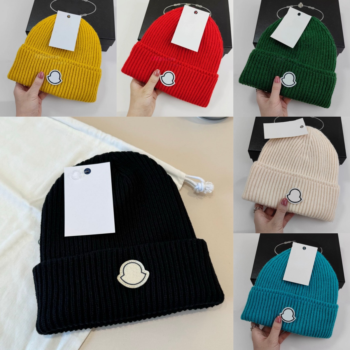 Bonnet tricoté côtelé de haute qualité de styliste minimaliste français, unisexe, chaud, classique, quotidien, pour hommes, femmes, garçons et fi