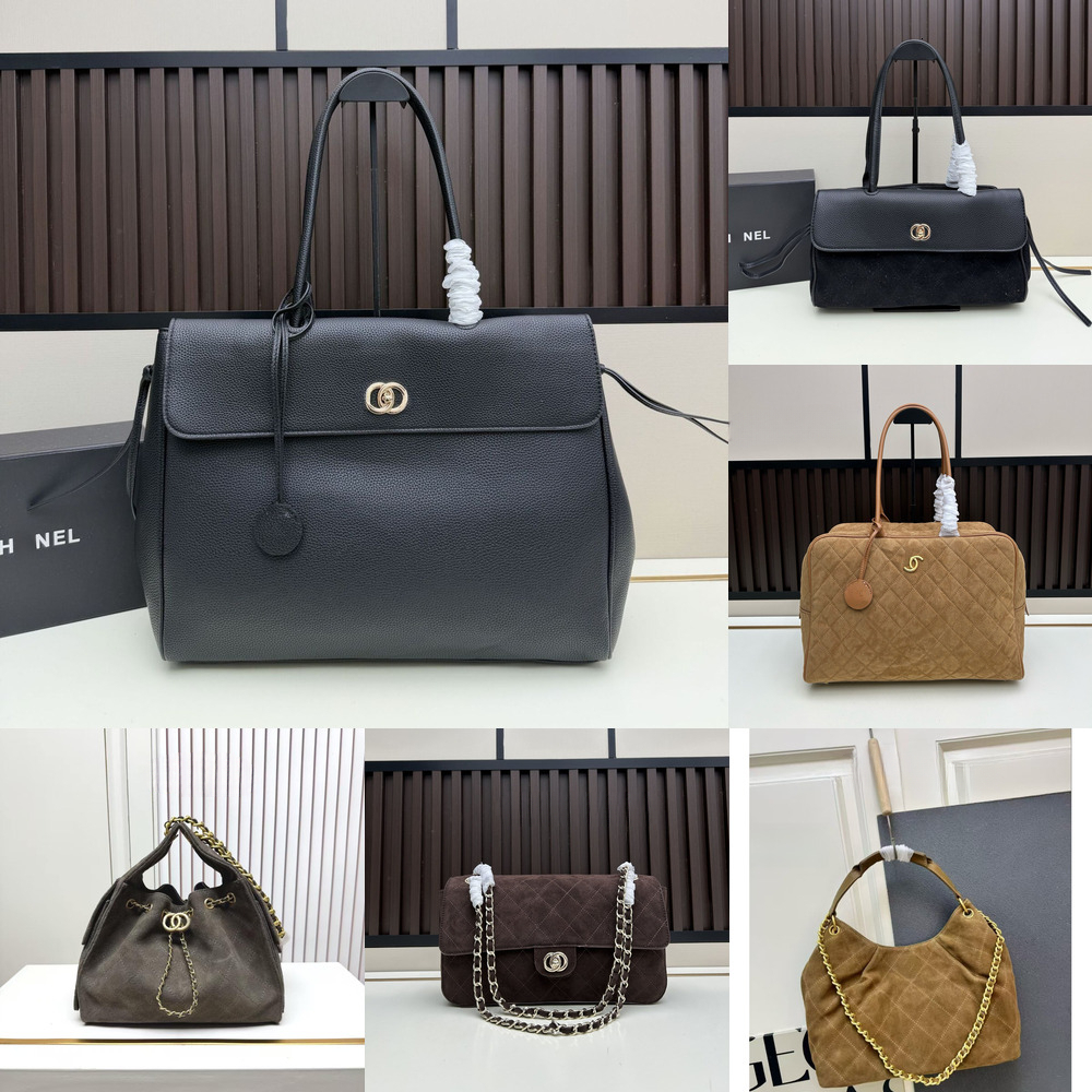 High quality Designer Shoulder bag cc bag luxury 26c hobo bag New genuine leather Classic flap quilted vintage handbags niche design Luxury chain to