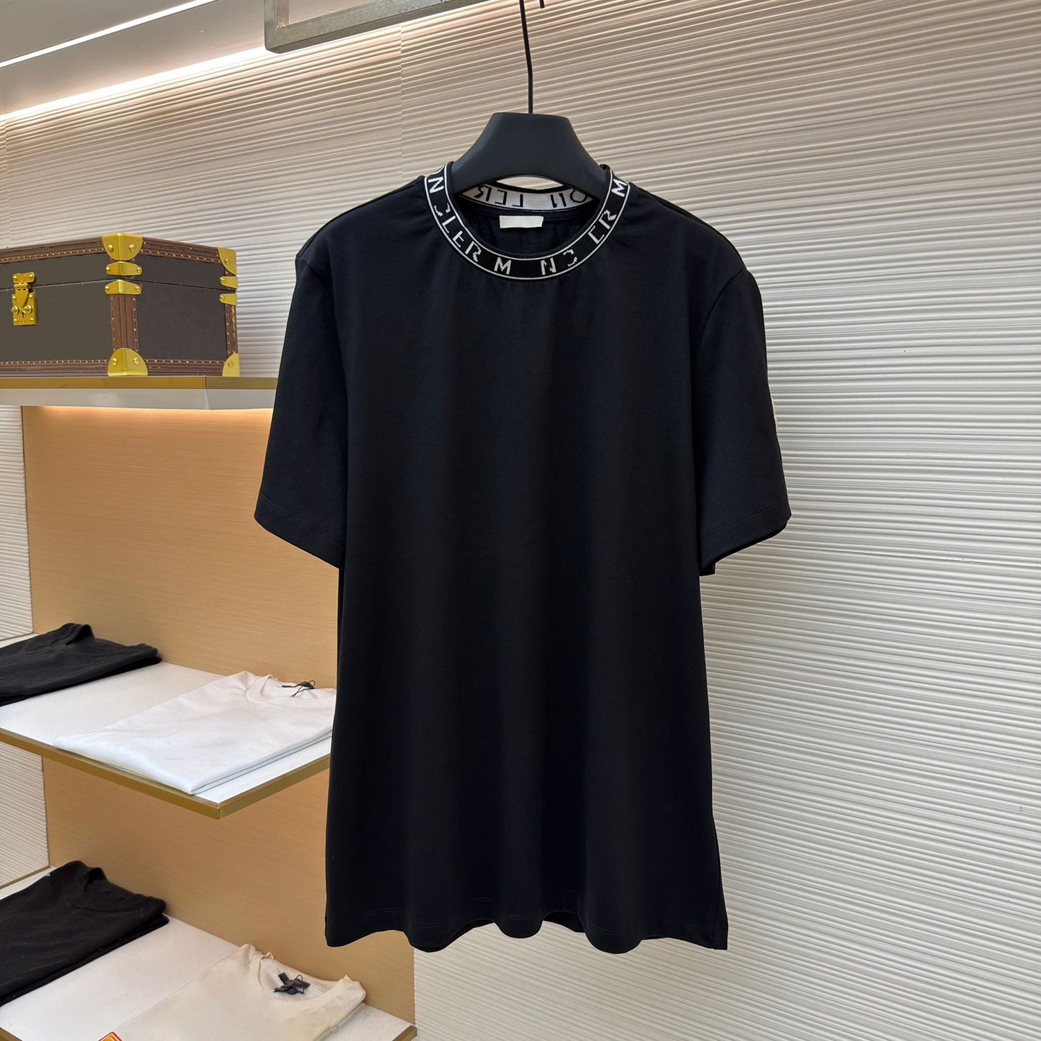 Designer brand high-quality men's T-shirt Polo shirt logo trimmed cotton men's T-shirt daily casual fashion versatile short sleeved shirt