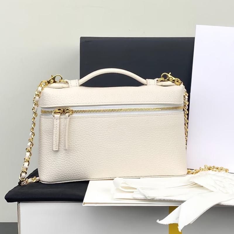 Tout nouveau sac cosmétique classique tissé à la main mode maquillage à main unique épaule boîte à bandoulière grande capacité sac carré élégant