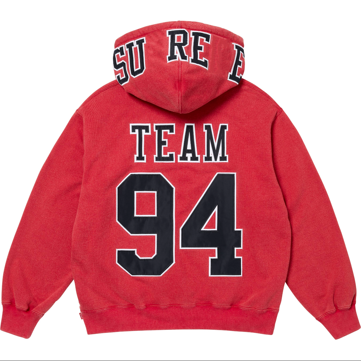 2026ss suprememlys Men's designer American street brand letter embroidery hoodies men's pure cotton plus sweat absorbing Y2K hip hop fashi