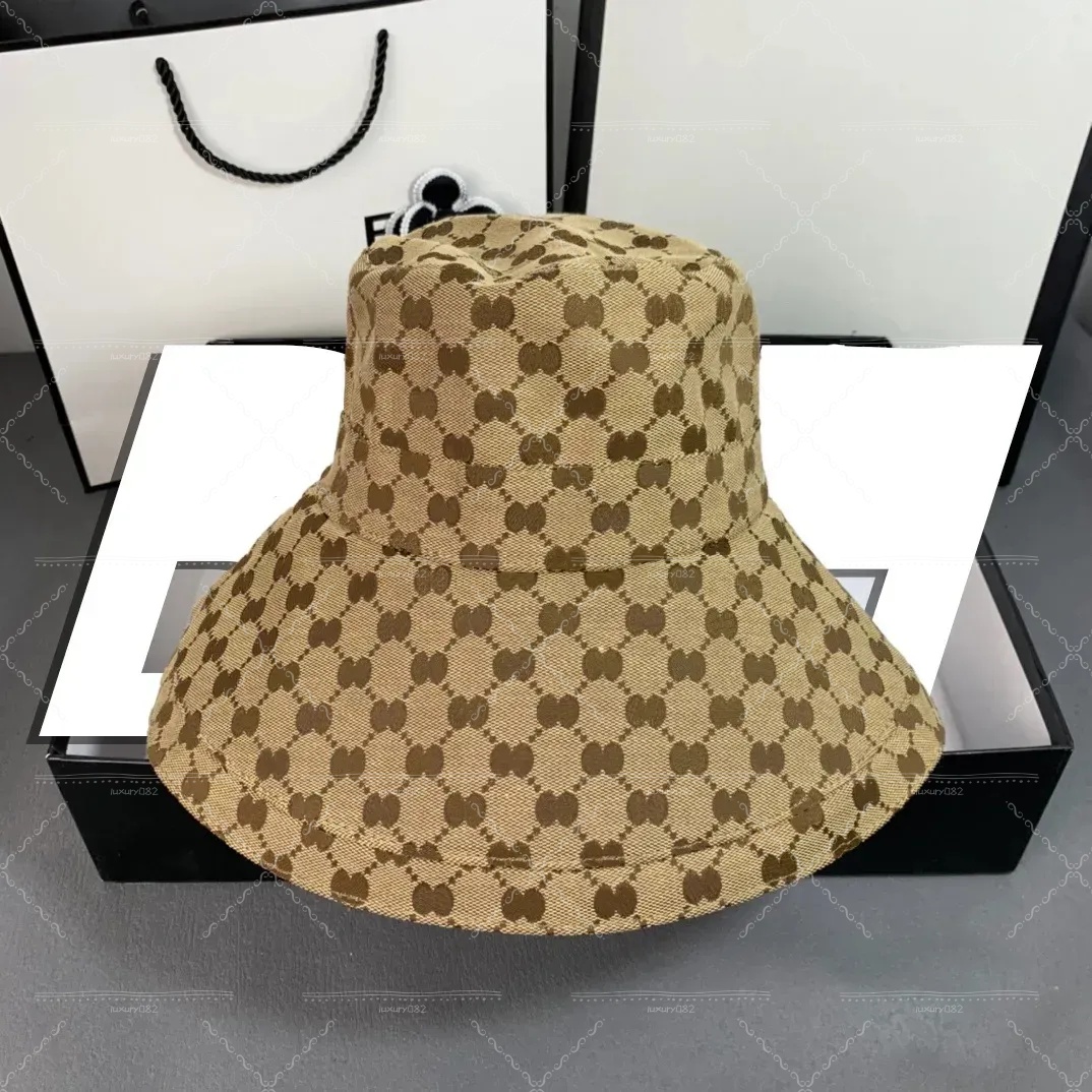 Designer Bucket Hat Wide Brim Hats Solid Color Letter Sunhats Fashion Party Trend Travel High Quality Hundred Hat-image-974355508