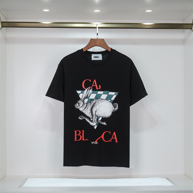 Casas Shirt Designer Tshirts Men Women Colorful Psychedelic Mushroom Art Pattern High Quality Trendy Streetwear Classic Trend Tennis Club Hot Sale G
