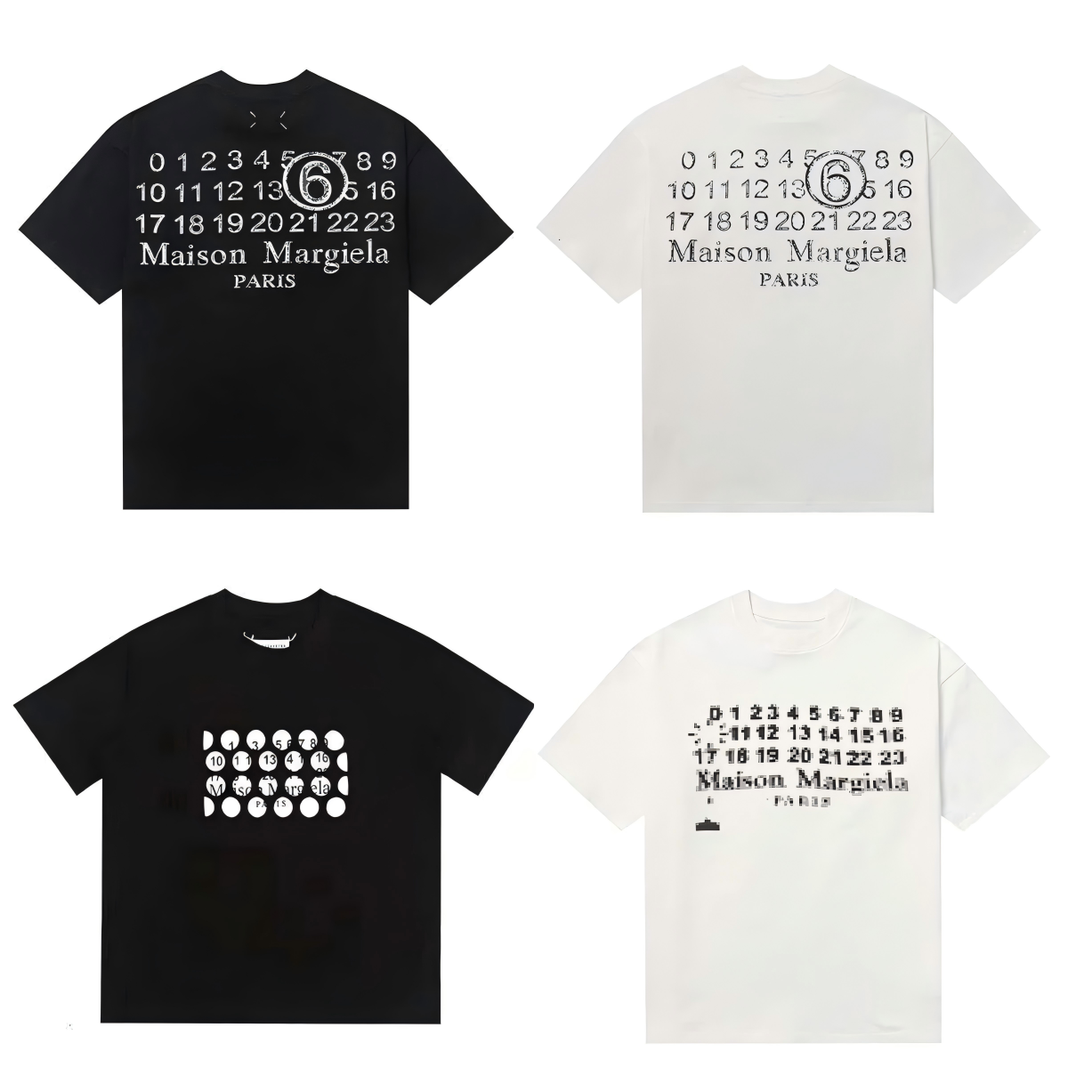 Men T Shirt Designer Mens Clothes Pure Cotton Luxury Digital Pattern Round Neck Trendy Top Tees Summer Leisure Comfortable Hip Hop Street Short Slee