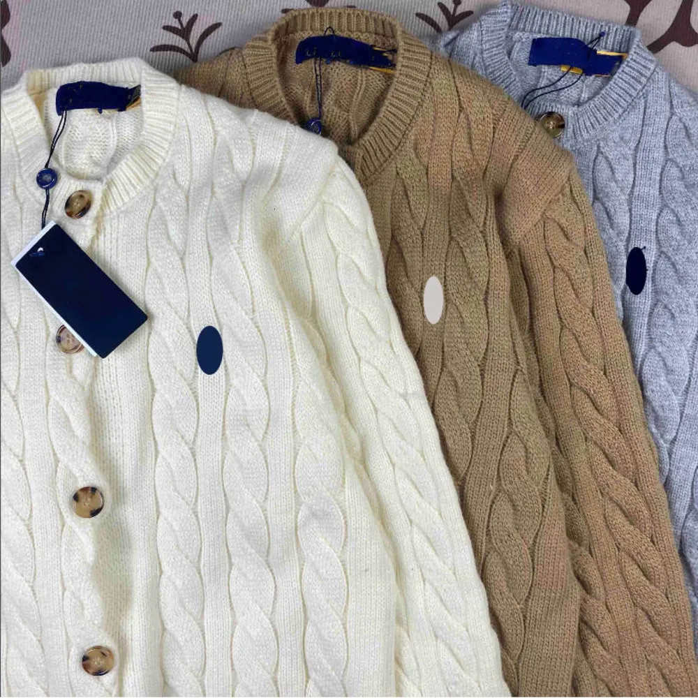 Women's sweaters, designer jackets, women's shirts, fashionable round neck small embroidered slim knit cardigans, outdoor spring and autum