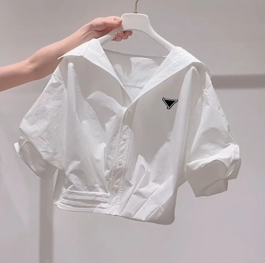 T Shirts designer 2026 Summer Women Fashion Embroidery Short Sleeve Tshirts Fashionable Popular Designer For Womens blusas