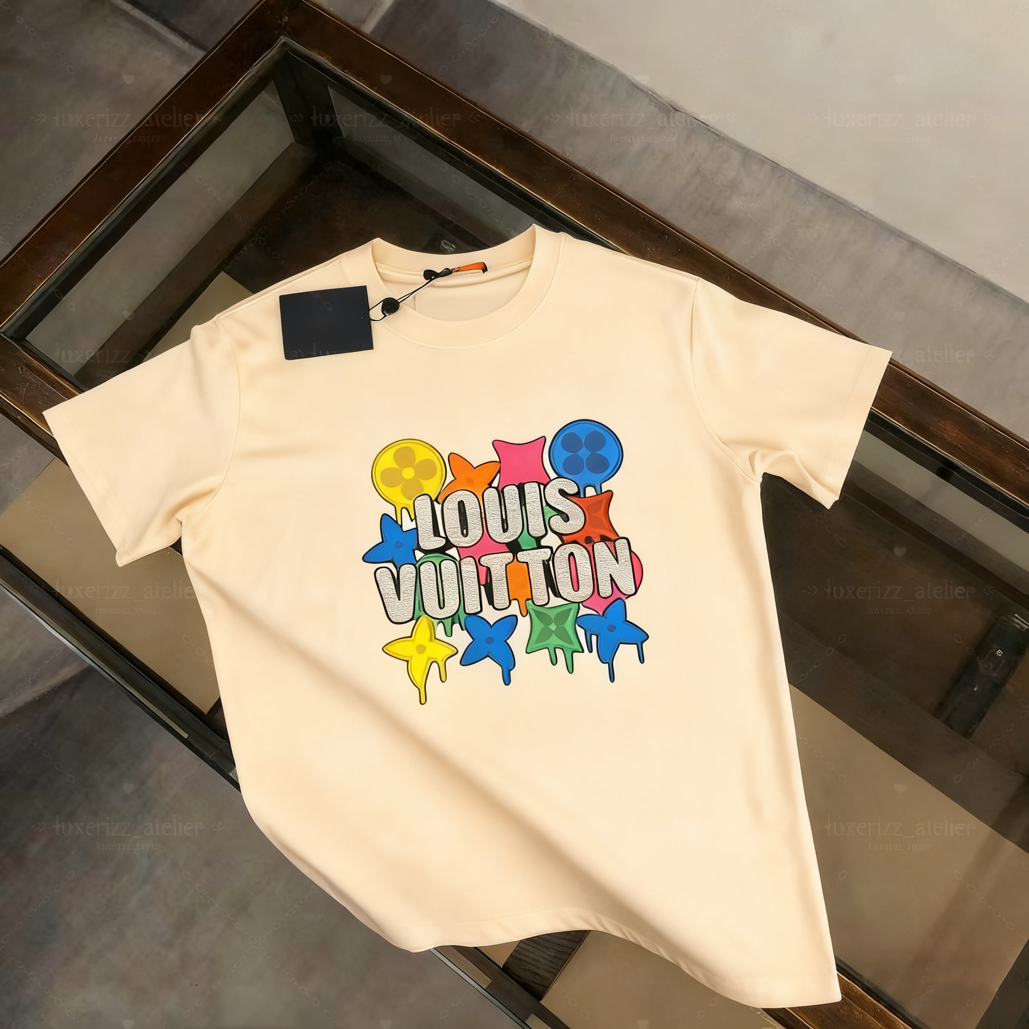 T-shirt voor heren Heren T-shirt met cartoonprint en ronde hals, blouse van lichtgewicht katoen, hiphopstijl op straat, vakantietraining, dagelijks