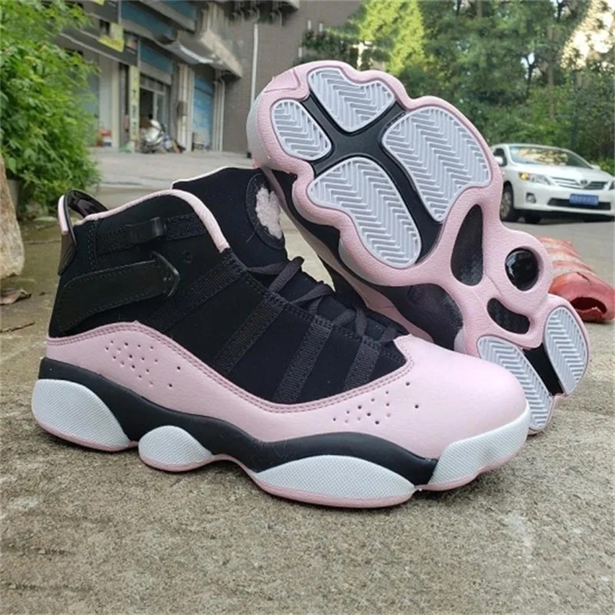 Waterproof Anti-Slip * Hiking Shoes Wear Resistant Athletic Footwear Arrival 6 6S Six Rings Mens Basketball Cool Grey Concord Bred Green Gym Blue Sp