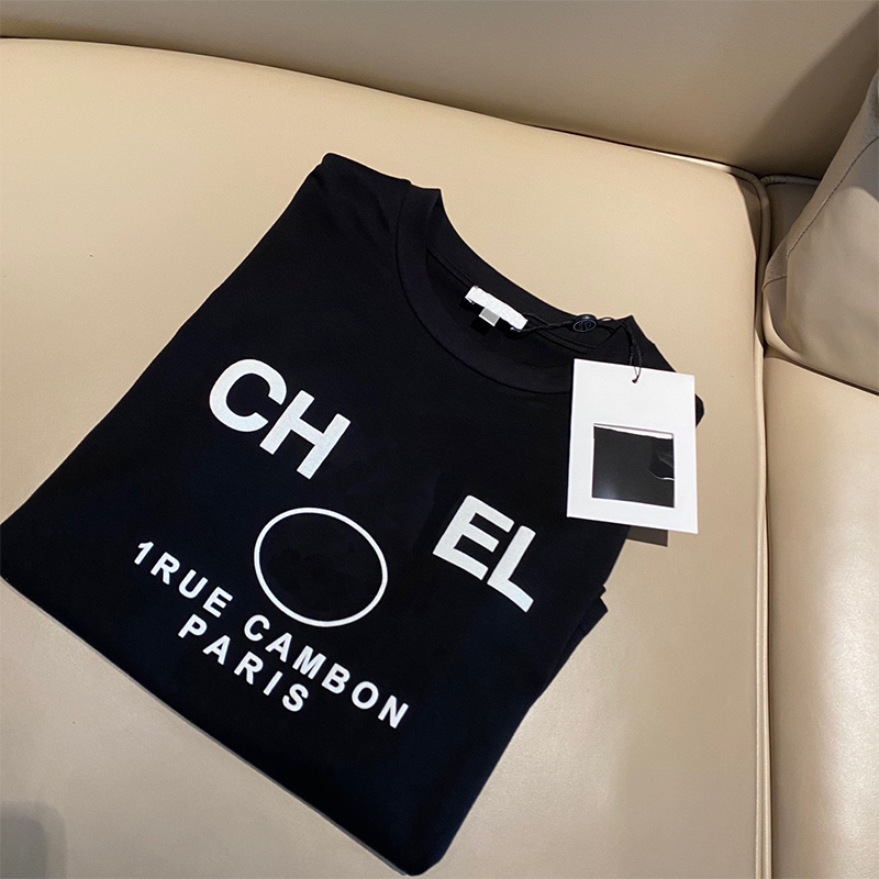 Luxury Women's Letter Print T-Shirt High Street Casual Crew Neck Mens Womens Tops 2026 Summer Fashion Cotton Loose T-shirts