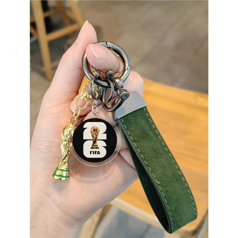 Keychain 2026 Usa Canada Mexico World Cup Trophy Black Number 8 Football Car Designer Pendant For Men Women Football Souvenirs Creative Small Gifts