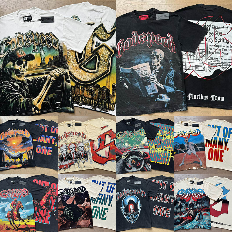 T-shirt t-shirt Tendance de la mode T-shirt graphique Vêtements pour hommes Lâche Hip Hop Rock Femmes Chemise streetwear de haute qualité Manches
