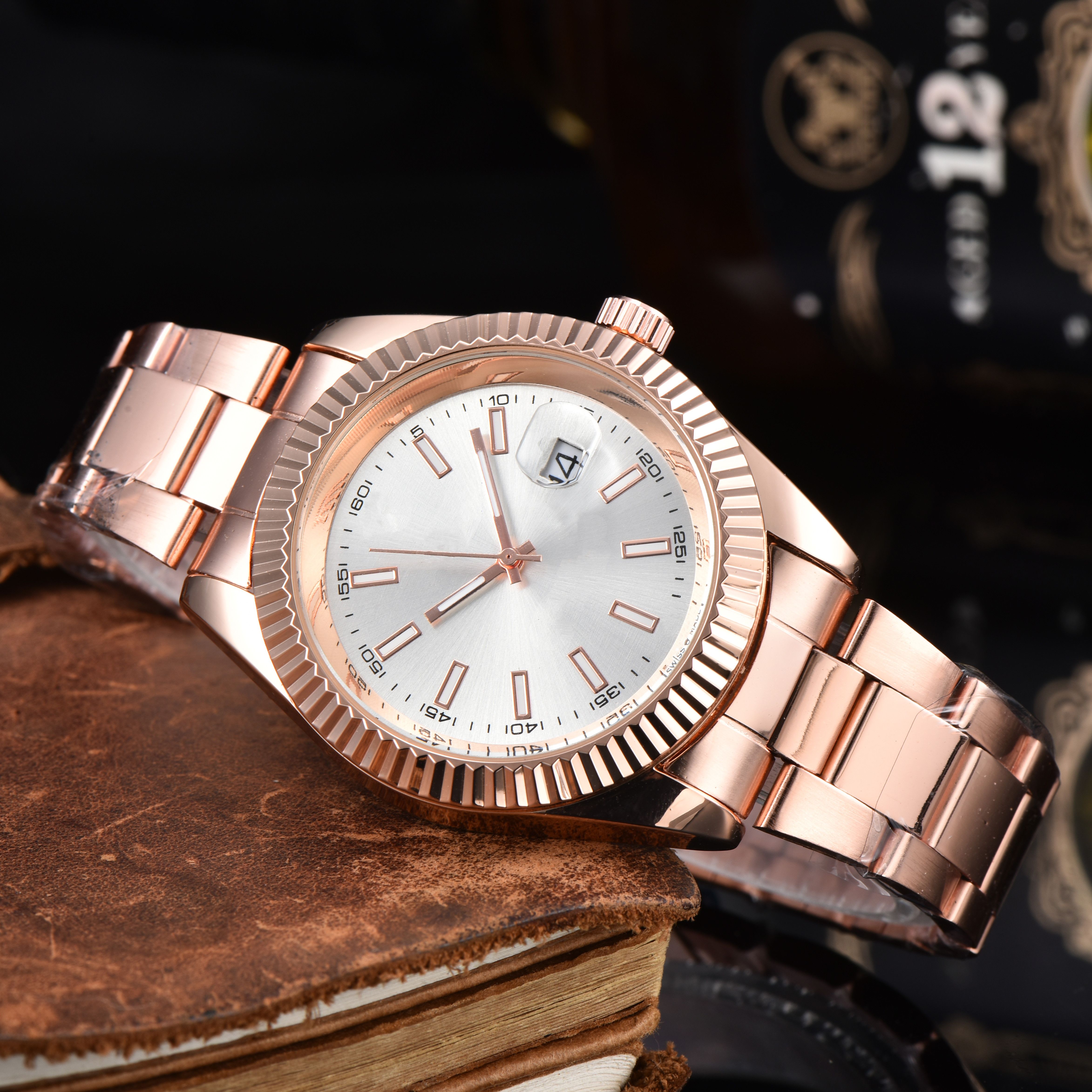 Luxury designer mens womens DATE JUST watches Quartz automatic movement WATCH 904L stainless steel strap luminous gifts Wristwatches montre #662