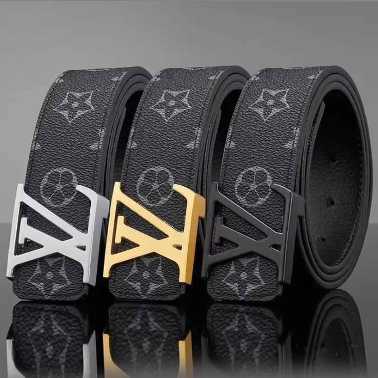 Original Box Men Belt Designer Belts For Womens Mens Casual Letter Smooth Buckle Luxury Belt With 20 colors Classic Belts