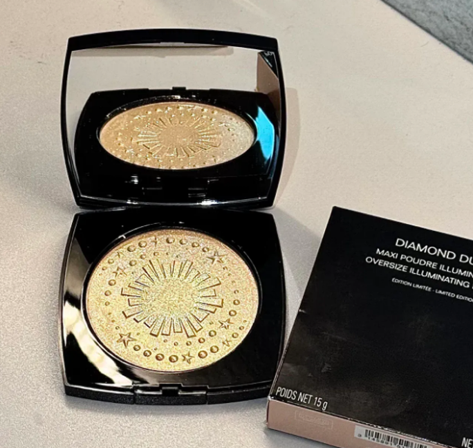 Brand Diamond Dust Oversize Poudre Illuminating Powder 15g Shimmer Diamond Face Highlighter Powders Maxi Brightening Glow Makeup Powder Beauty Highl