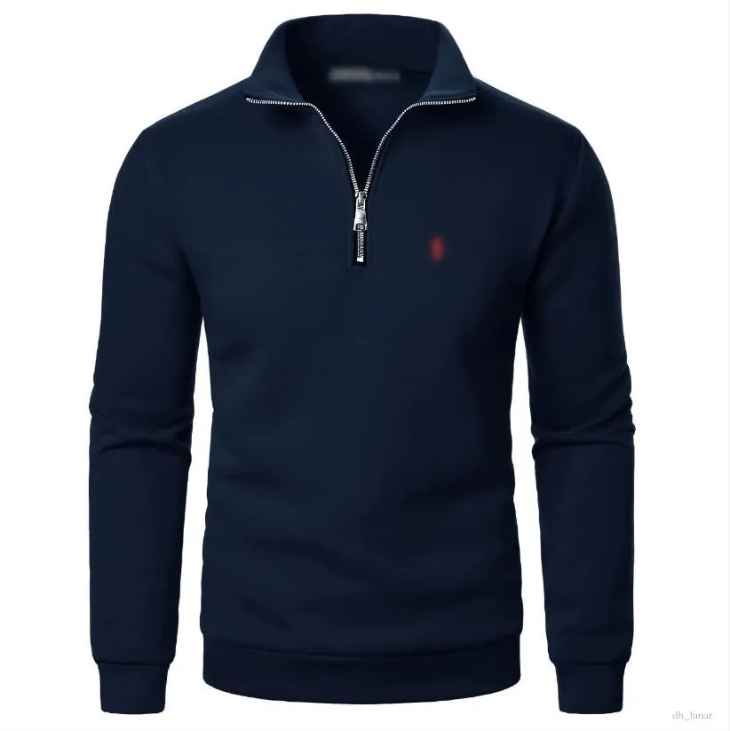 Designer hoodie Luxury polo zip knit Embroidered Pony Couple top pullover half zipper luxury casual jumper autumn wool men hoodies