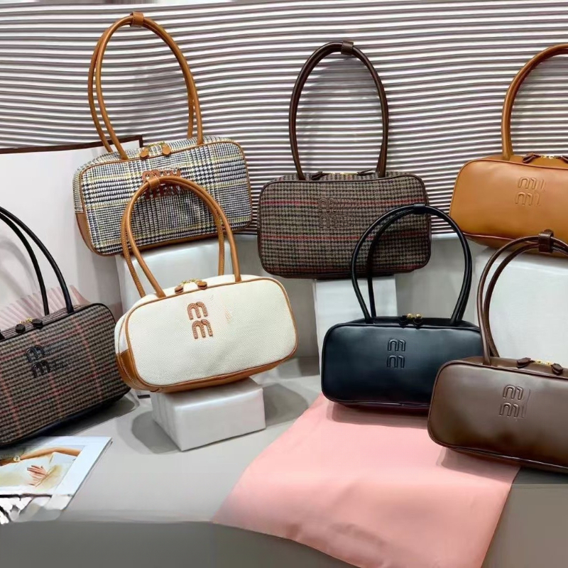Excellent Quality Designer Bag Letter M1u Women's Bag Boston Briefcase Women Bags Handbag Women's Bag High Quality Non Awkward Unisex Casu