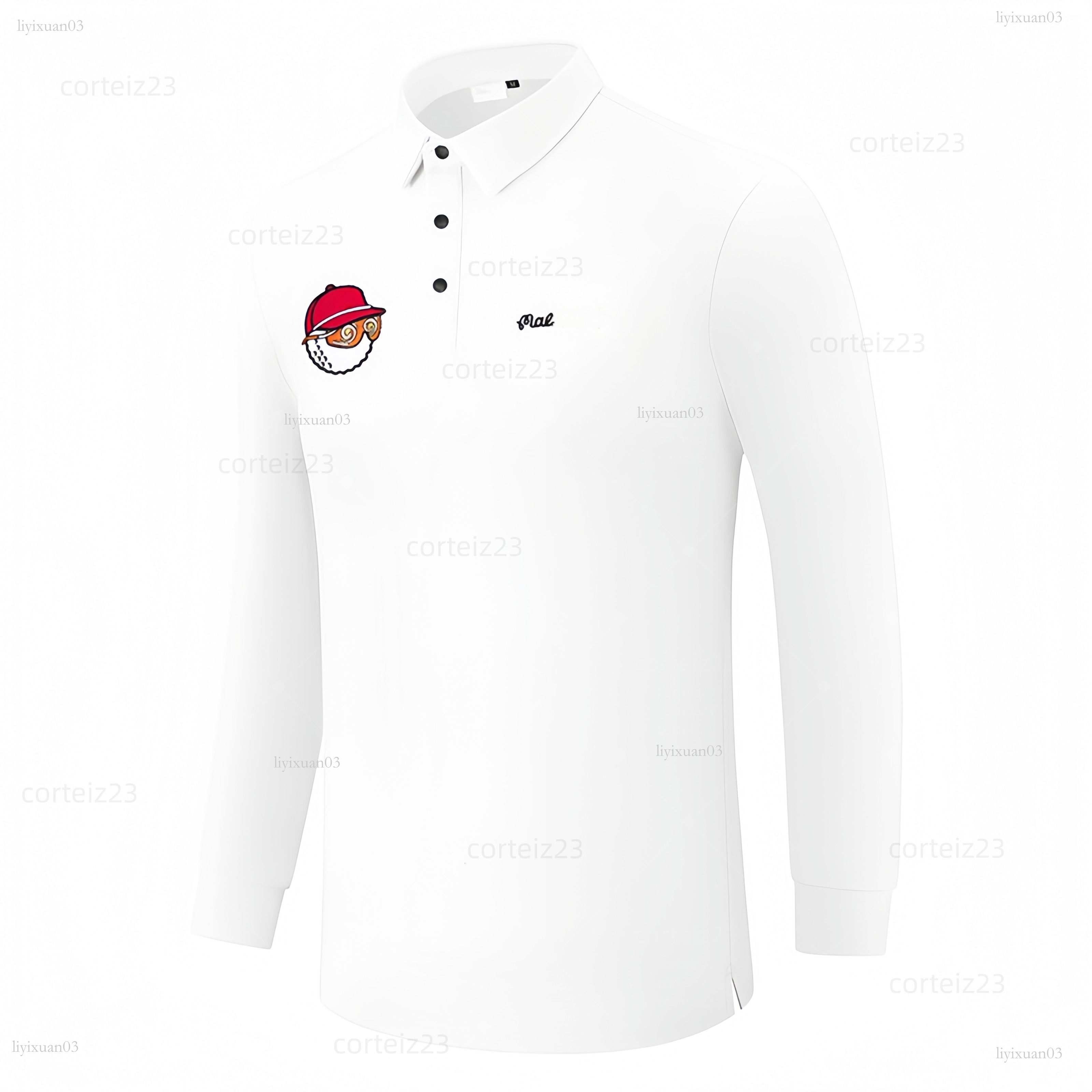 malbonlys golf shirt Designer T Shirt malbonslys Sweatshirts Luxury men golf shirt Clothing Polo Shirt Round Neck Sport Breathable High Quality af5