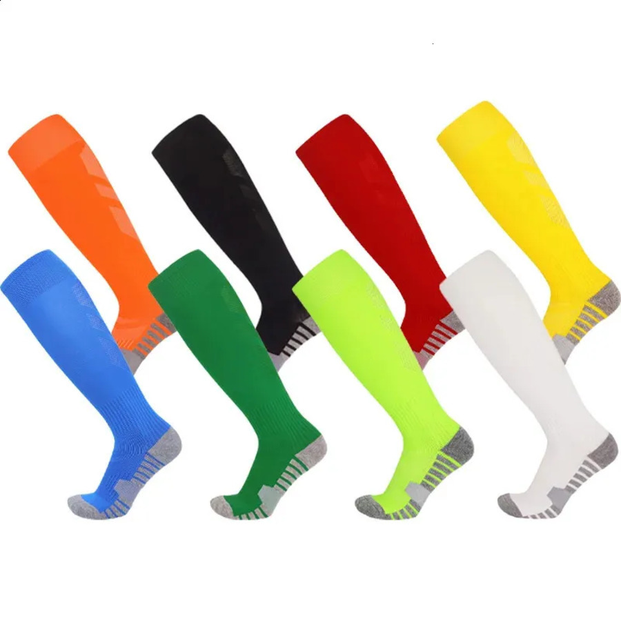 Sports Socks White Black running Stripes Football Soccer Socks For Men Teenages Kids Boys Over The Calf Baseball Rugby Athletic Women Girls 240805 A
