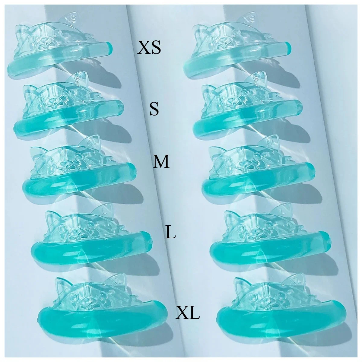RUZOFO 5 Pairs Fox Shape Silicone Lashes Lift Pad Eyelash Extension Perming Pads Lash Curler Rod Eyelashes Makeup Tool260716