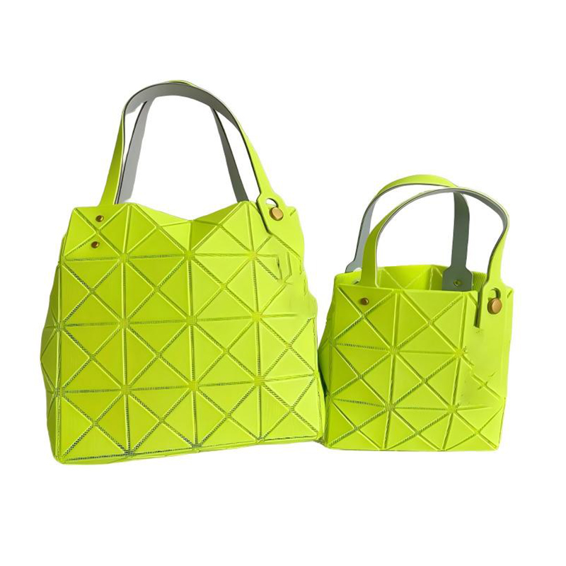Luxe femmes concepteur en cuir de vache granuleux Mini sac fourre-tout géométrique Triangle dessus patchwork poignée sac à main bandoulière sac à