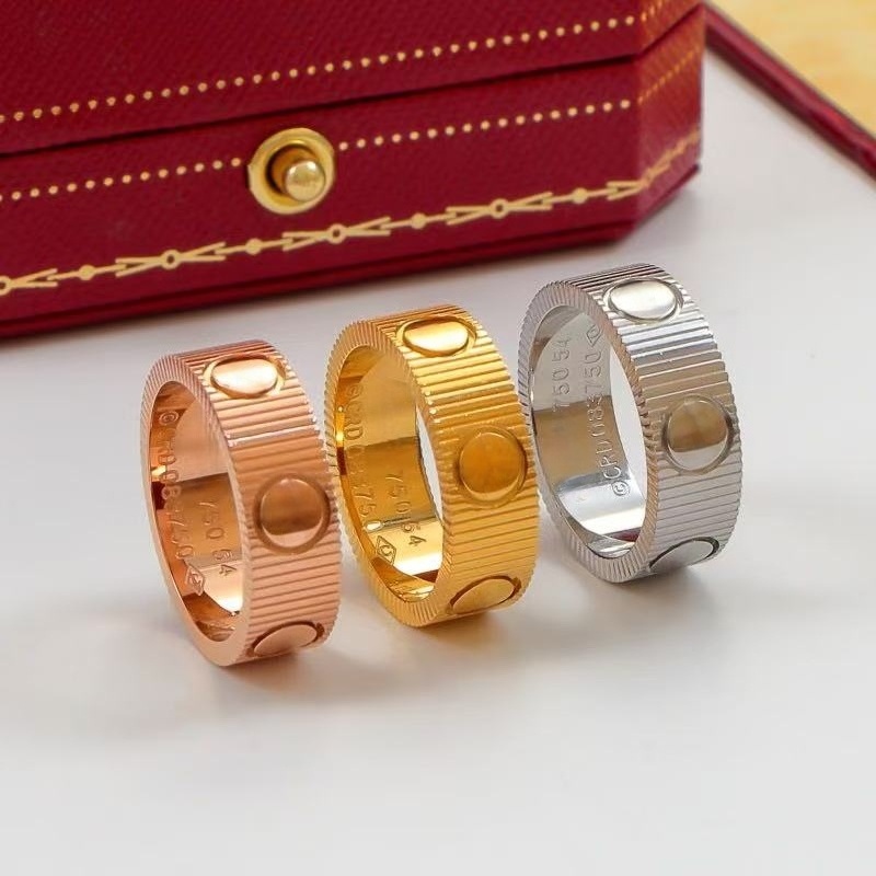 luxury jewelry ring designer for women men band rings classic couple wedding engagement diamond stainless steel gold silver designer ring fashion je