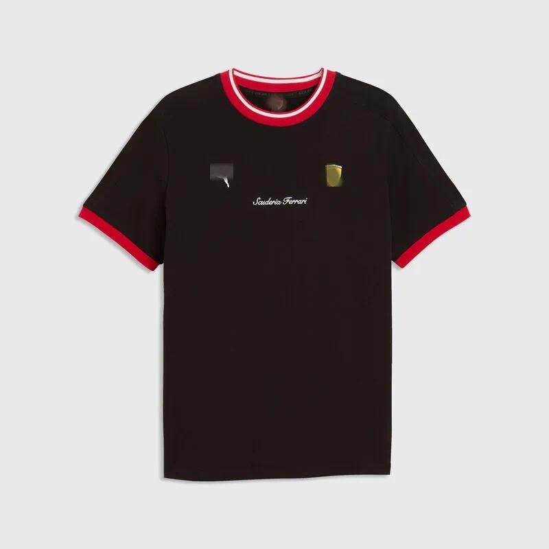 Wholesale Ferrari F1 Lifestyle T-shirt t shirts Designer TShirt Summer men tshirt luxury mens tees tshirt summer neck sweat absorbing short sleeves