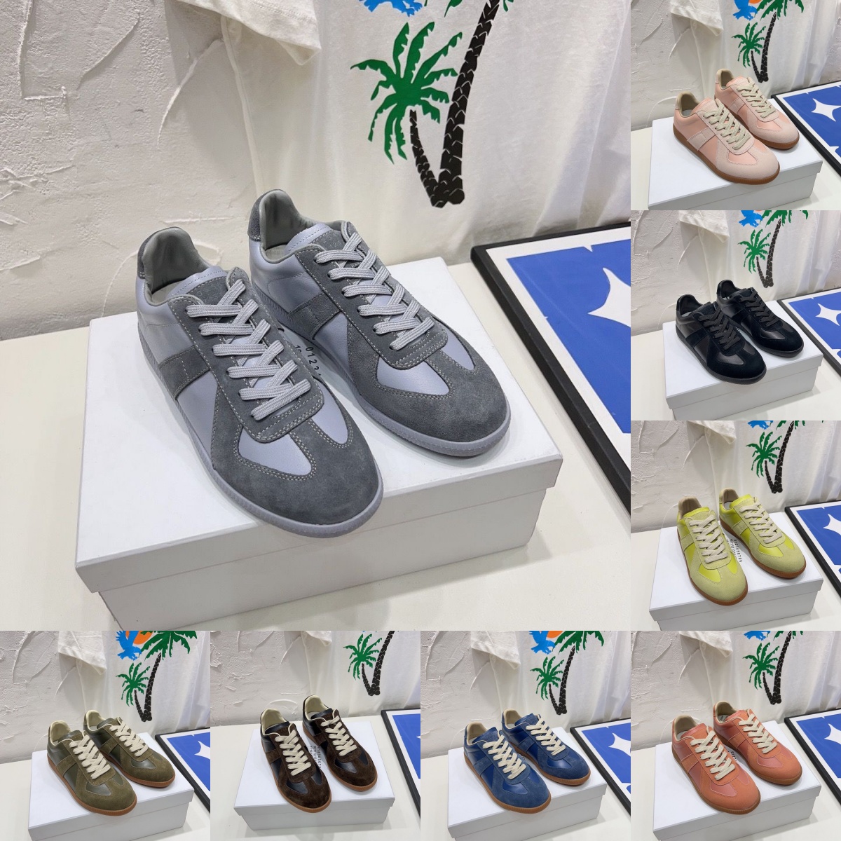 Fashion designer shoes BW Army trainers men women green light tan beige brown Olive White Blue Wonder Black casual mens sneakers womens trainer size