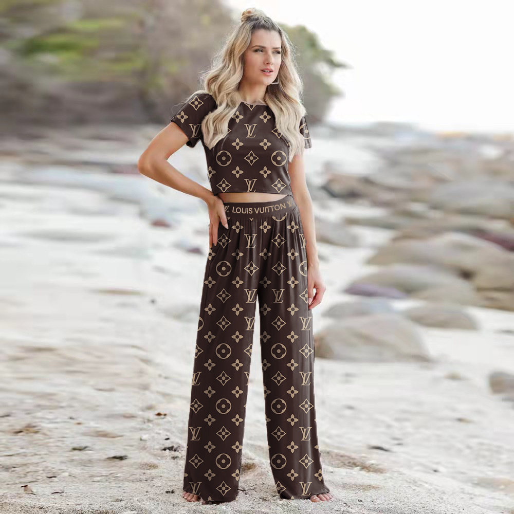 Designer Casual Bodycon Dresses For Women Tank Top Buttock Skirt Print Robe Longue Femme Dress Two Or One Piece Set Sexy Slim Womens Long Maxi Dress