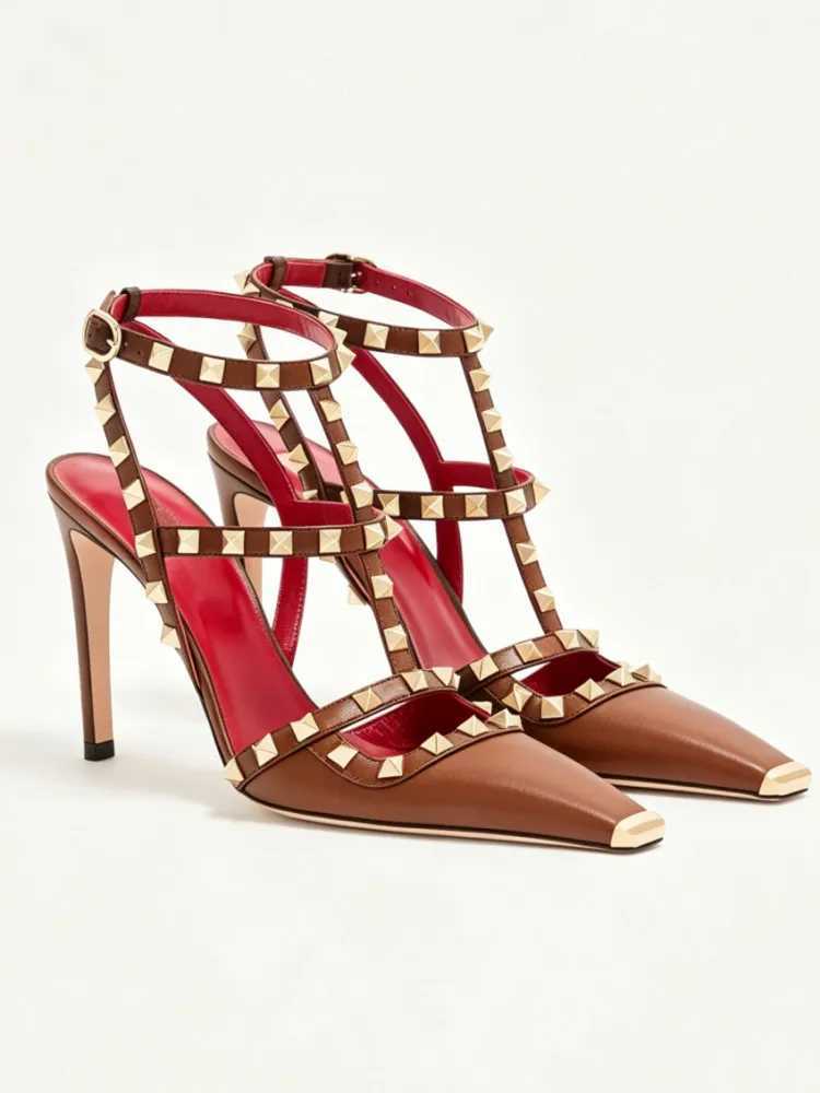 2026Summer Square Headed High-heeled Womens Sandals Fashionable and Sexy Womens Party T-table Womens Plus Size SandalsZ260717