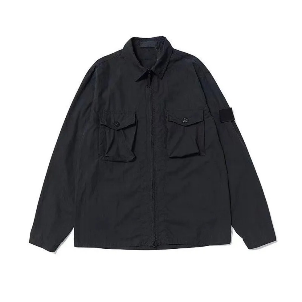 Stone Coats Designer Jacket Luxury Mens Hoodie Coat Stone Embroidery High Quality Windbreak Overshirt Loose Hood Outerwear Fashion Men Compass Hoodi