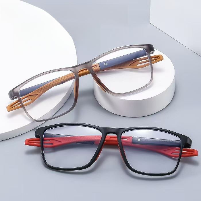 Ultra Tr90 Comfortable Middle Aged Elderly Reading Glasses For Men And Women High Definition Blue Light Blocking Sports Anti Slip Fatigue Resistant